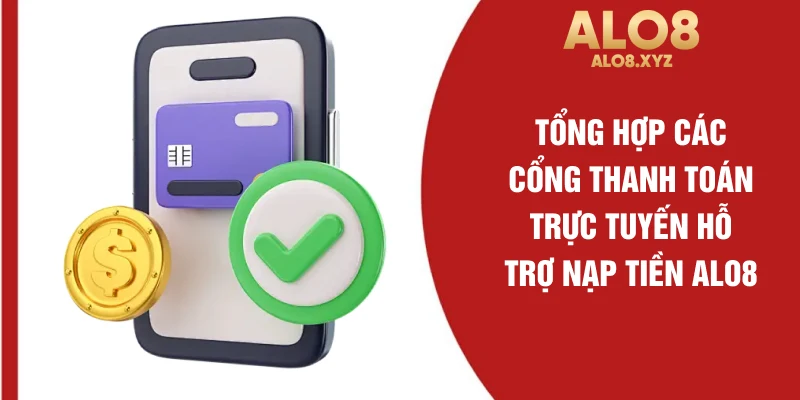 Tổng hợp các cổng thanh toán trực tuyến hỗ trợ nạp tiền ALO8